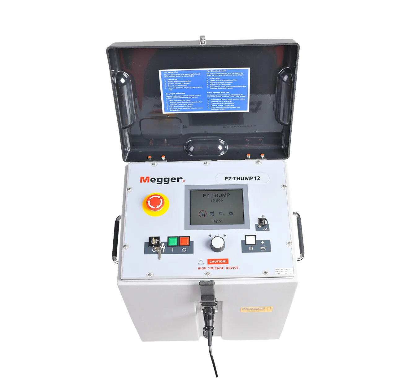 EZ-Thump 12 кВ, модель v3, система локалізації пошкоджень кабелю