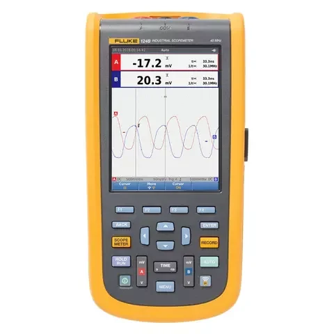 Портативний осцилограф Fluke 124В/EU+Wi-Fi